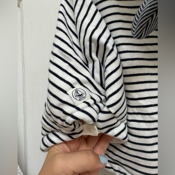 Petit Bateau Striped Cotton Cape (Toddler/Baby) - One Size - Picture 4 of 7